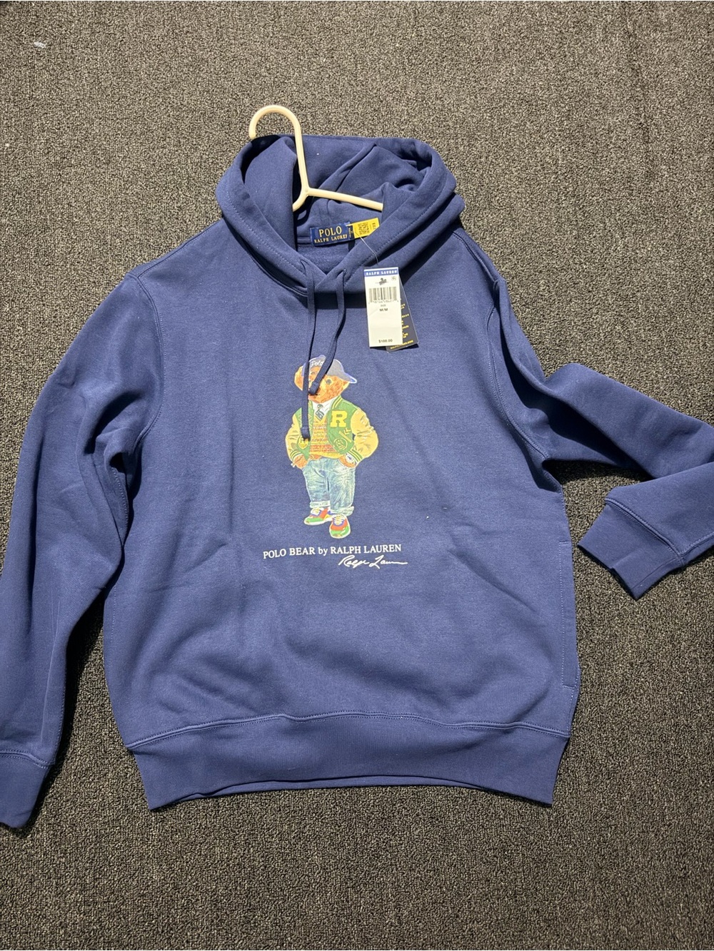 Polo by Ralph Lauren Navy Bear Varsity Graphic Sweatshirt
